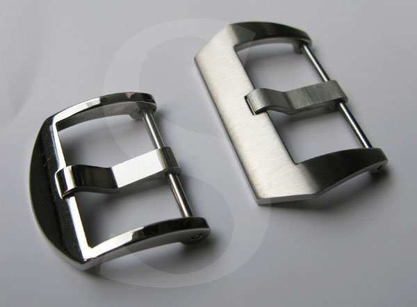 22mm Polished ARD buckle / 26mm/24mm Brushed Pre-V buckle for Panerai
